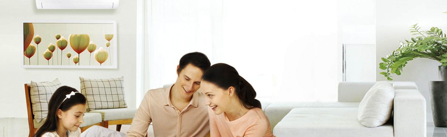 Brede headerfoto rond alternatieve verwarming met een warmtepomp voor energiezuinige woningverwarming.